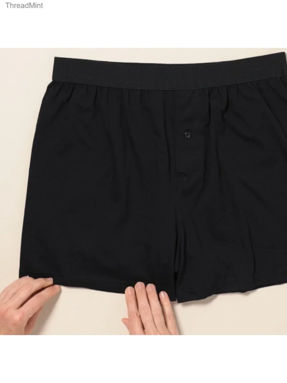 Men's Cotton Jersey Boxer Shorts Breathable Relaxed Fit 5 Pack